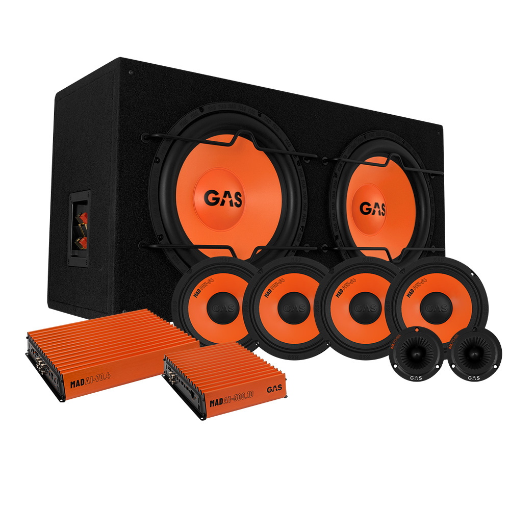 GAS MAD B1-212 helhetspakke med 4-pakke MAD PM1-64