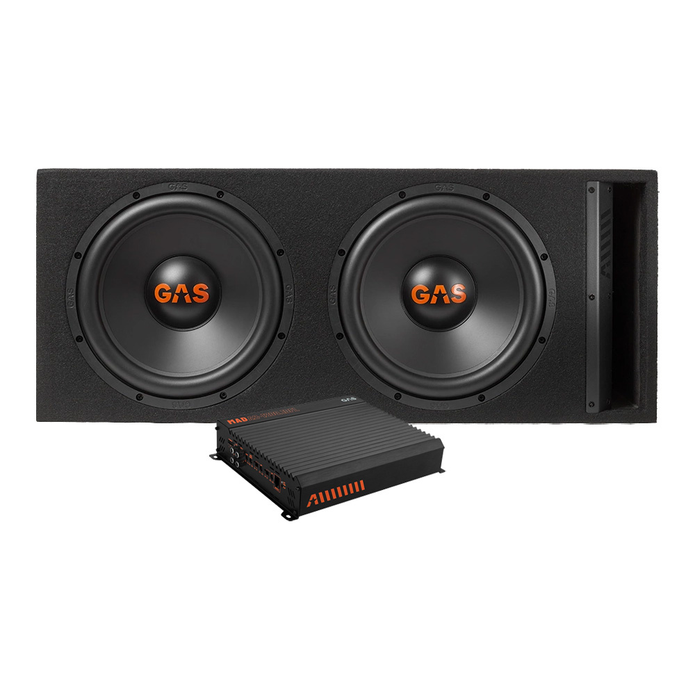 GAS MAD B2-212V & MAD A2-1200.1DFL, basspakke