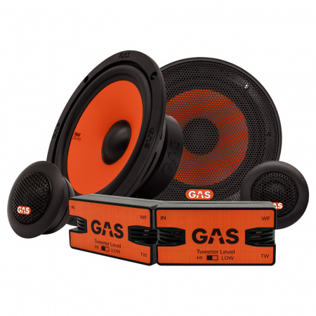 GAS MAD K2-64 & MAD M2-34, 3-veis 6.5 tommers kitsystem