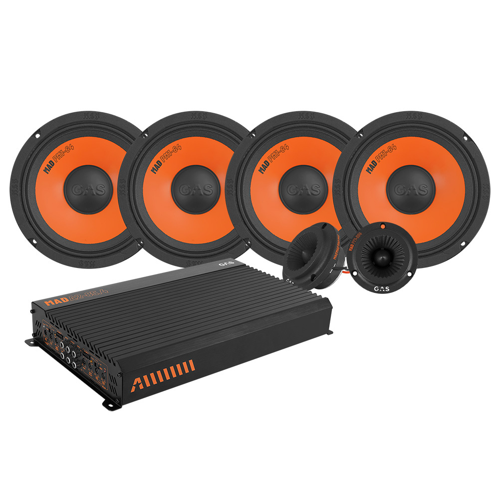 4-pakke MAD PM1-64 med MAD PT1-254 & A2-85.4 SPL-pakke, medium