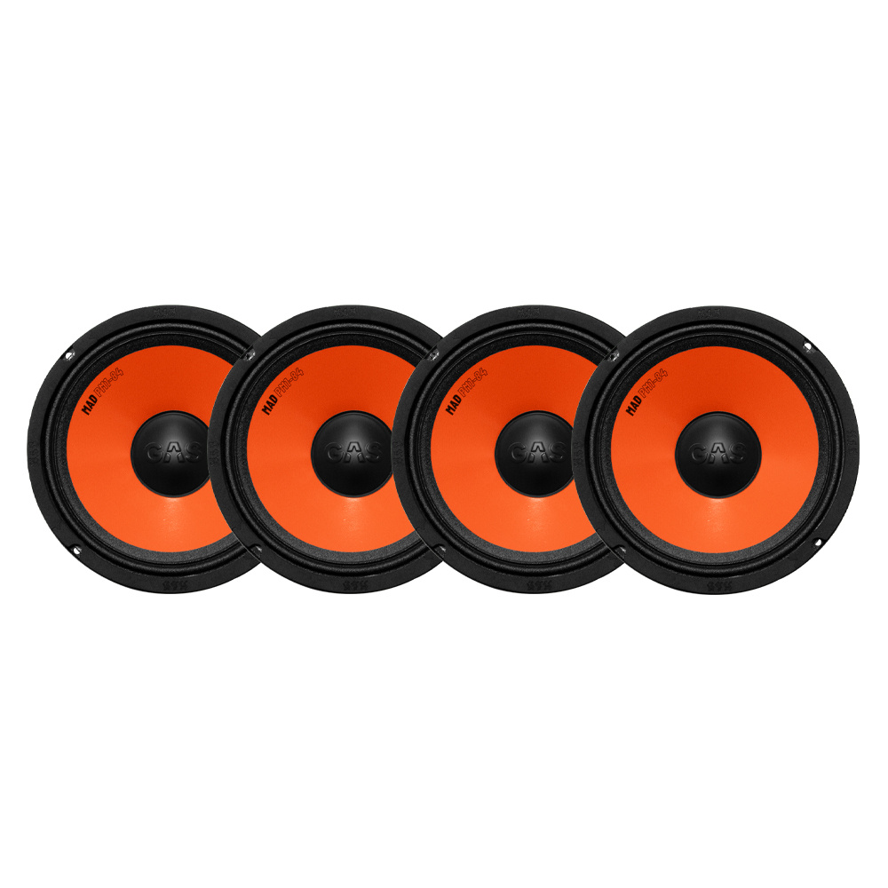 4-pakke GAS MAD PM1-84, 8 tommers midbass