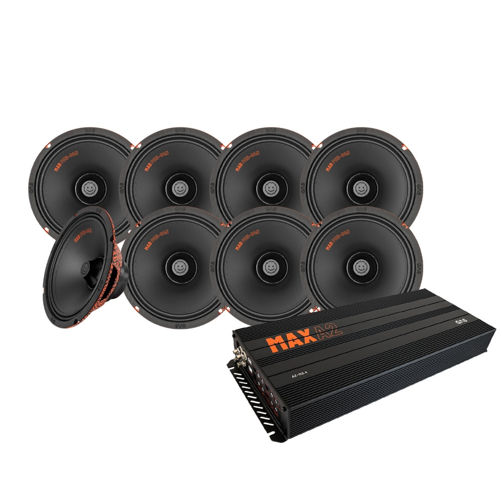 8-pakning GAS MAD PM3-84N med MAX A2-150.4, SPL-pakke