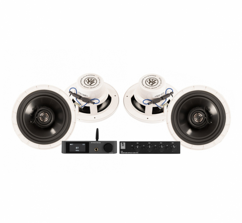 Dynavoice CA802BT med SC4B & 2 par DLS Marine 226i