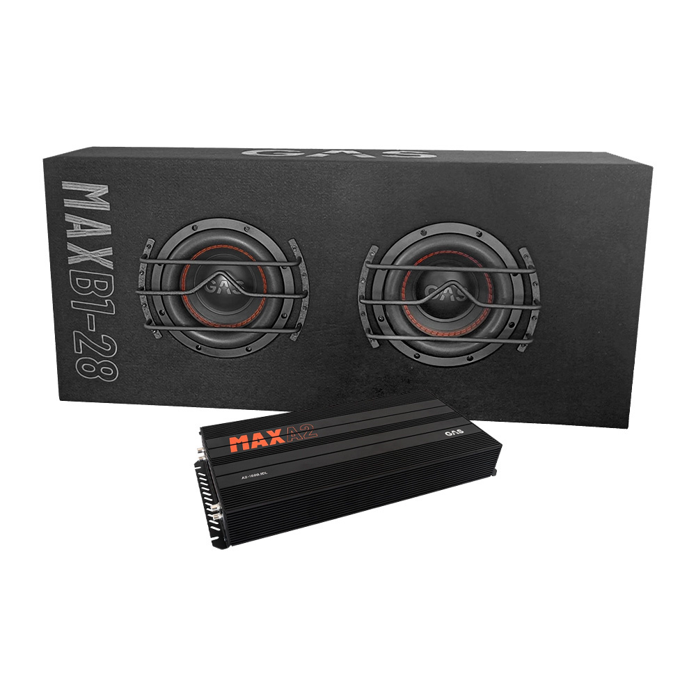 GAS MAX B1-28 med MAX A2-1500.1DL, basspakke
