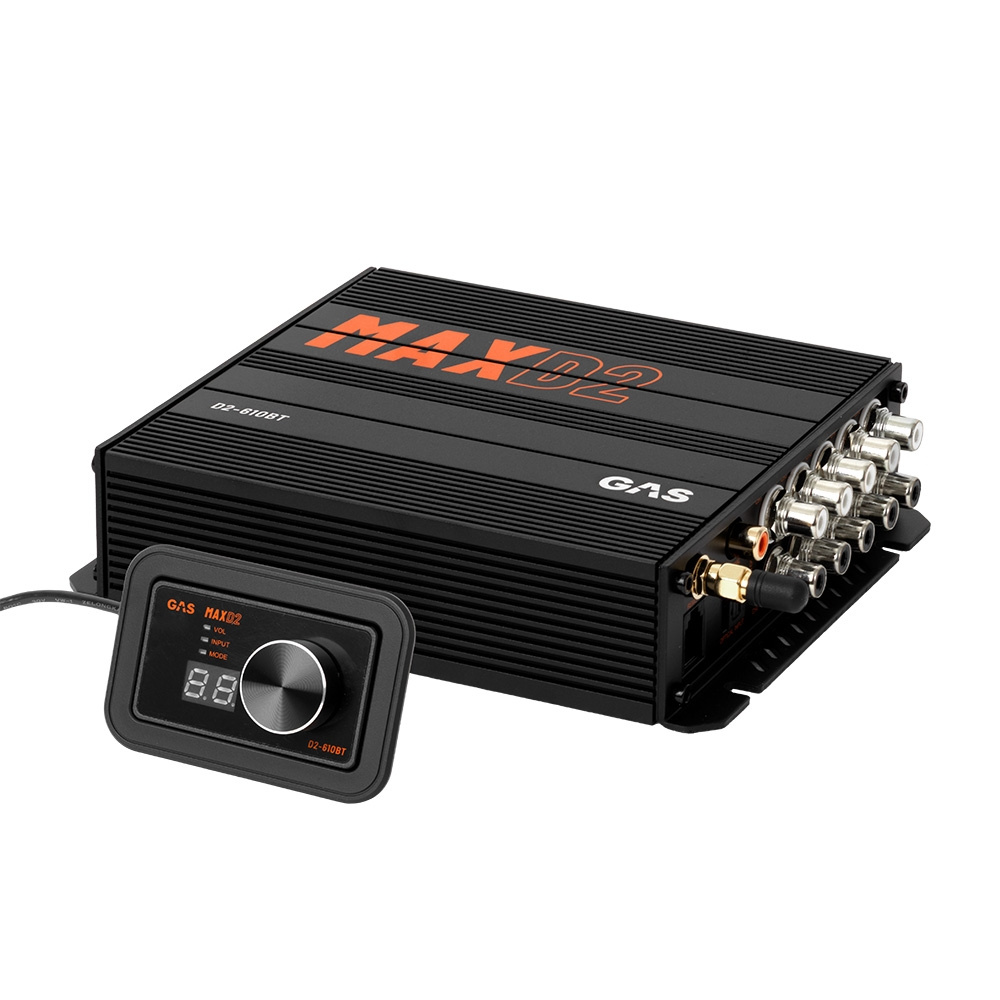 GAS MAX D2-610BT, 10-kanals lydprosessor/DSP til VW/BMW m.fl. (Quadlock)