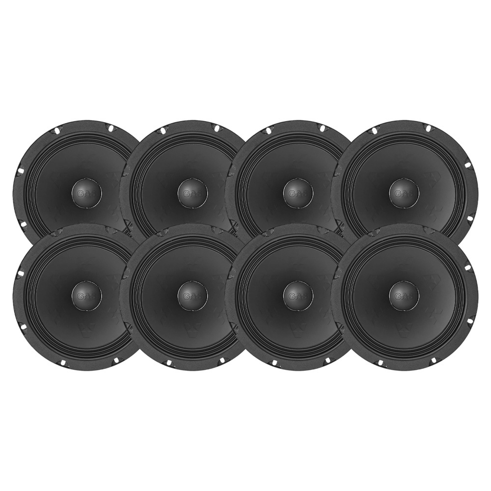 8-pack GAS MAX PMW1-84N, 8 tommers neo-midbass