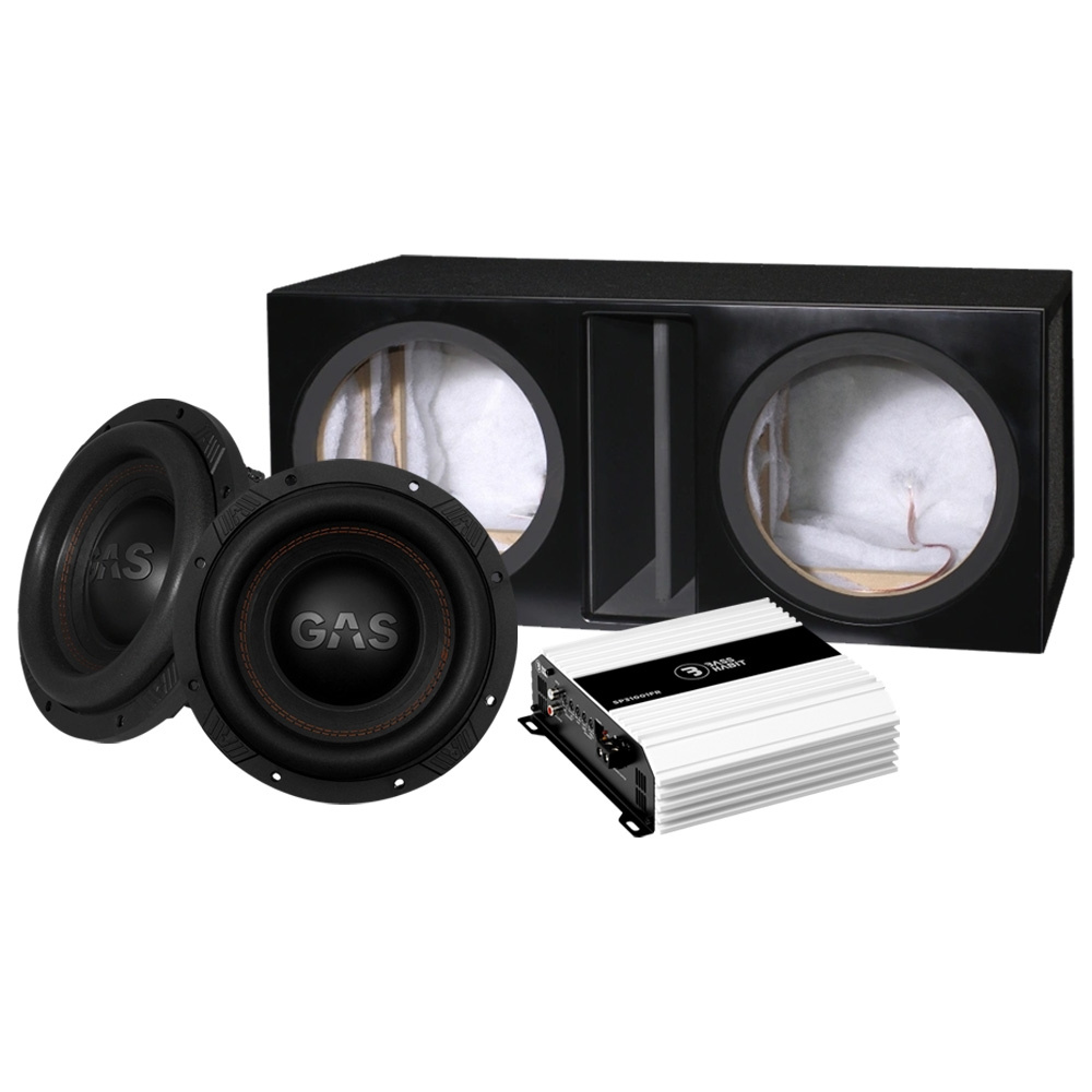 GAS MAX S1-12D1 2x12 basskasse med SP31001FR, 2x12 basspakke