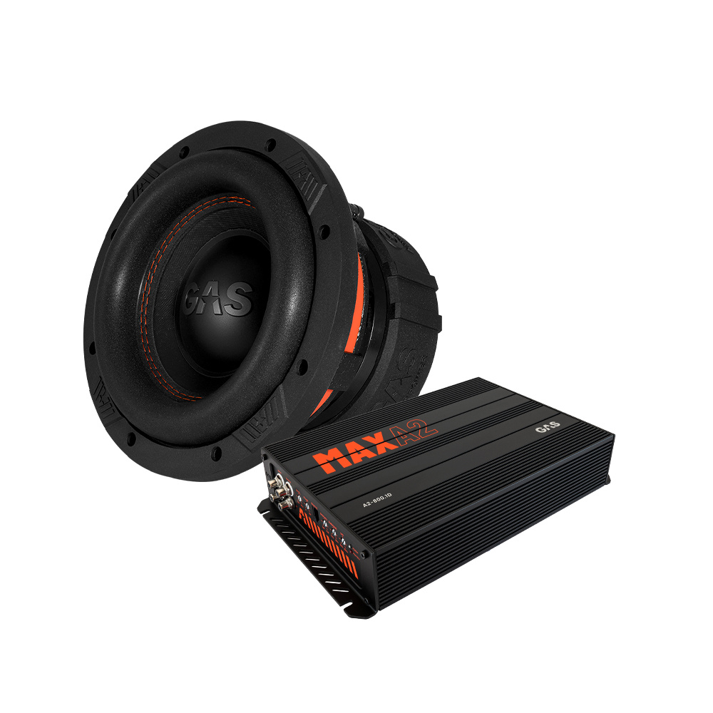 GAS MAX S1-8D1 & MAX A2-800.1D, basspakke