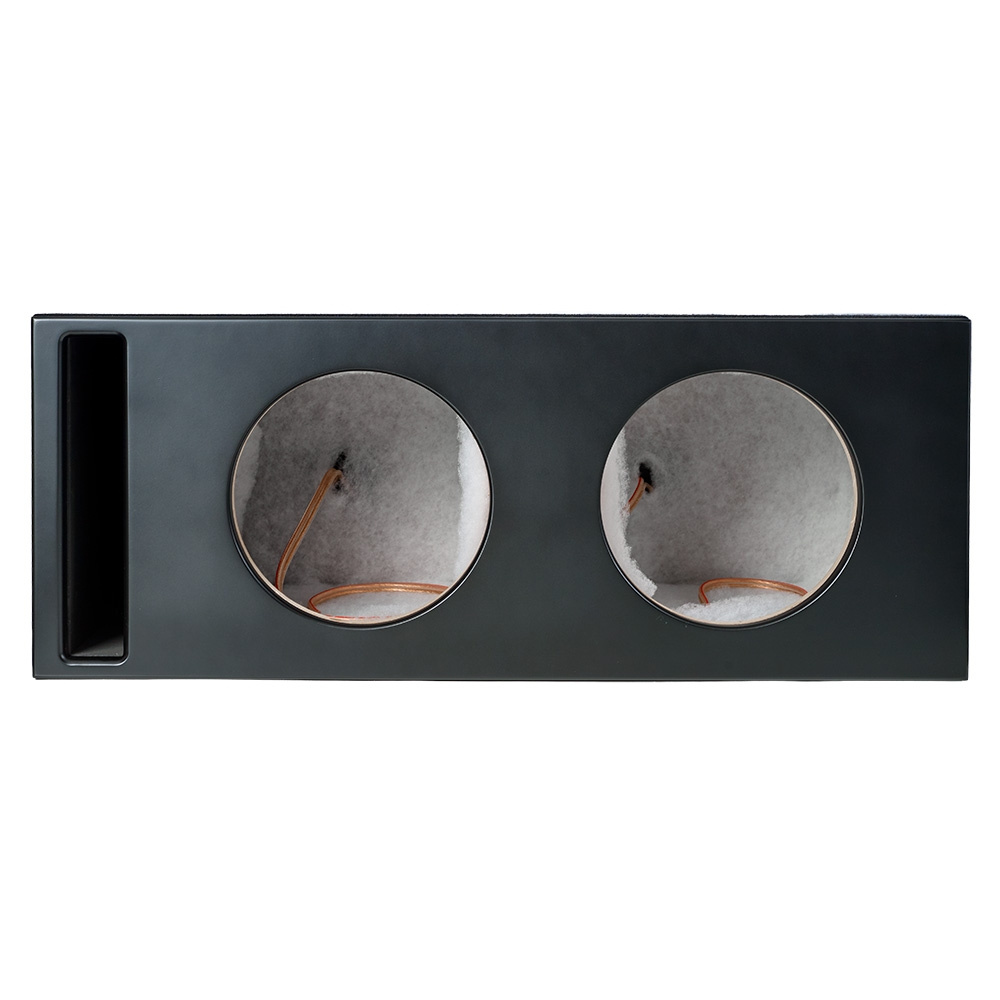 Portet 2x10 tommers Comp-boks med 2 stk GAS MAX S2-10D2