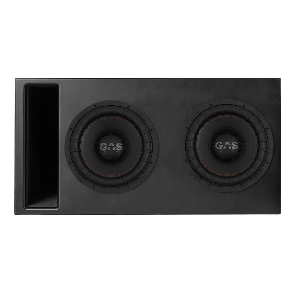 Portet 2x12 tommers Comp-kasse med 2 stk GAS MAX S2-12D2