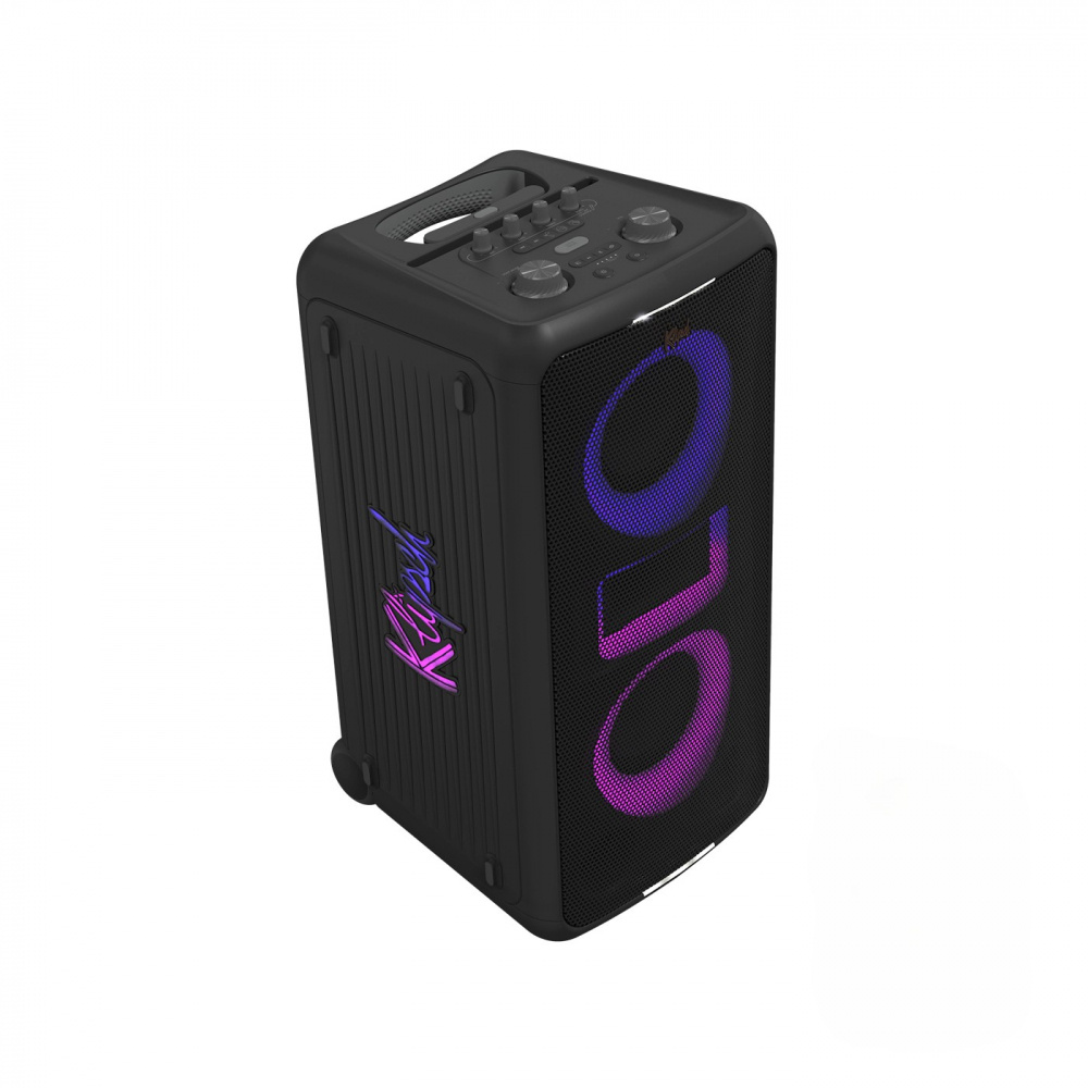 2-pack Klipsch Miami, partyhøyttaler med mikrofon & Bluetooth