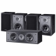 Magnat Monitor S i svart, kompakt 5.0 høyttalerpakke Magnat Monitor S i svart, kompakt 5.0 høyttalerpakke
