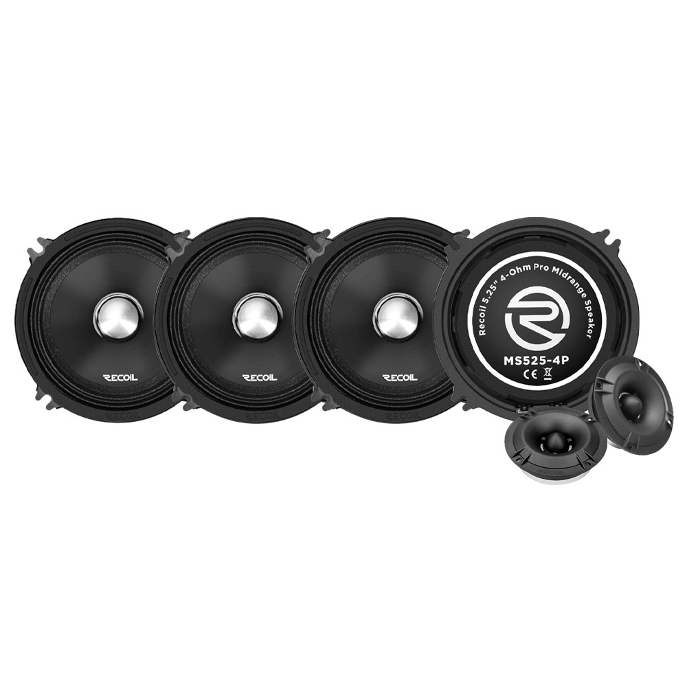 4-pakning Recoil MS525-4P med RLT250, SPL-pakke