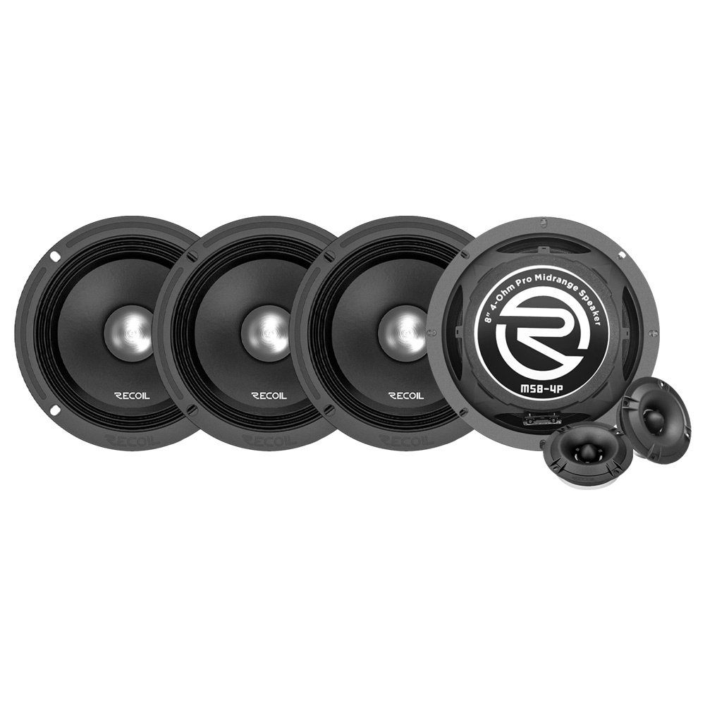 4-pakning Recoil MS8-4P med RLT250, SPL-pakke