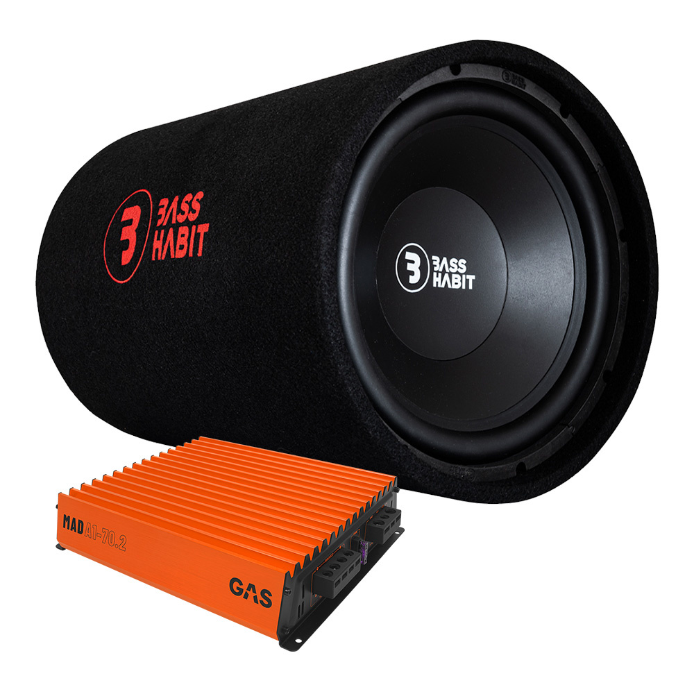 Bass Habit Spill P12S & GAS MAD A1-70.2, basspakke