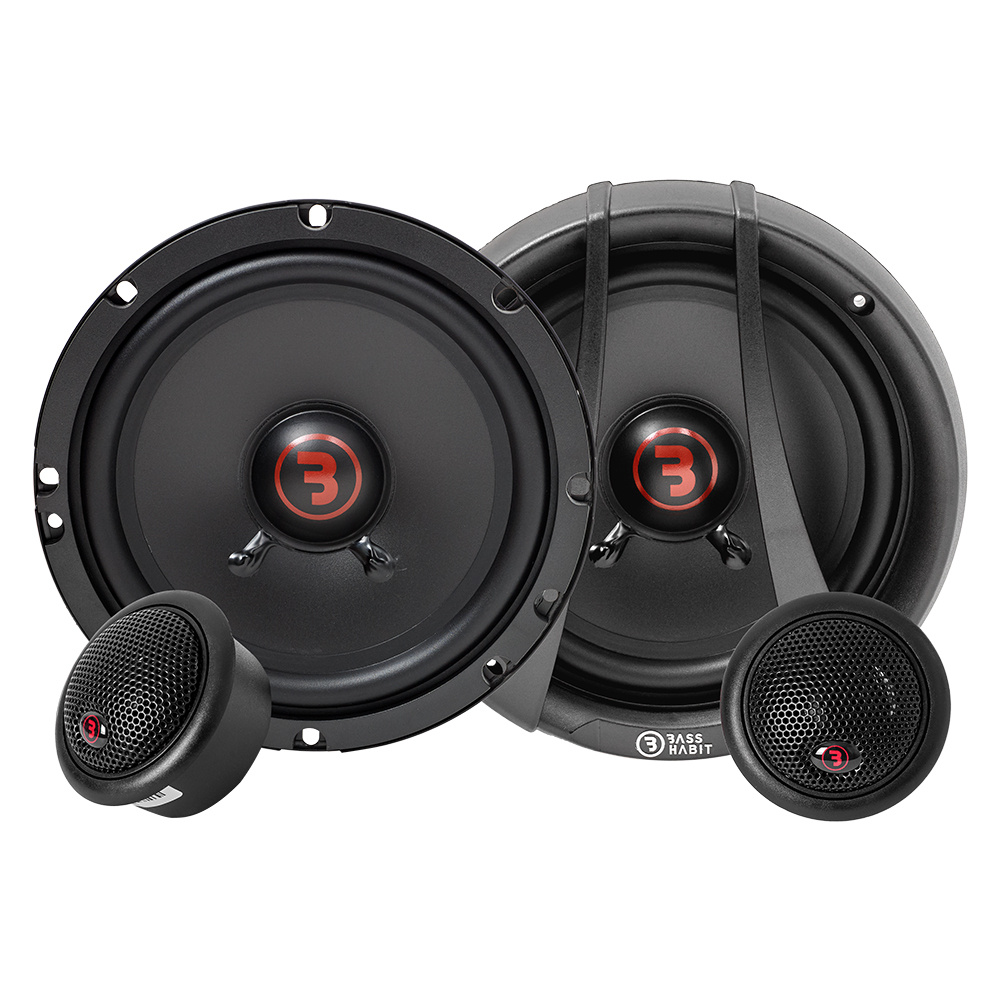 Bass Habit P12S og R165C, helhetspakke med forsterker
