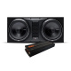Rockford Fosgate P3 2x12 boks & GAS MAX A2-2500.1DL, basspakke
