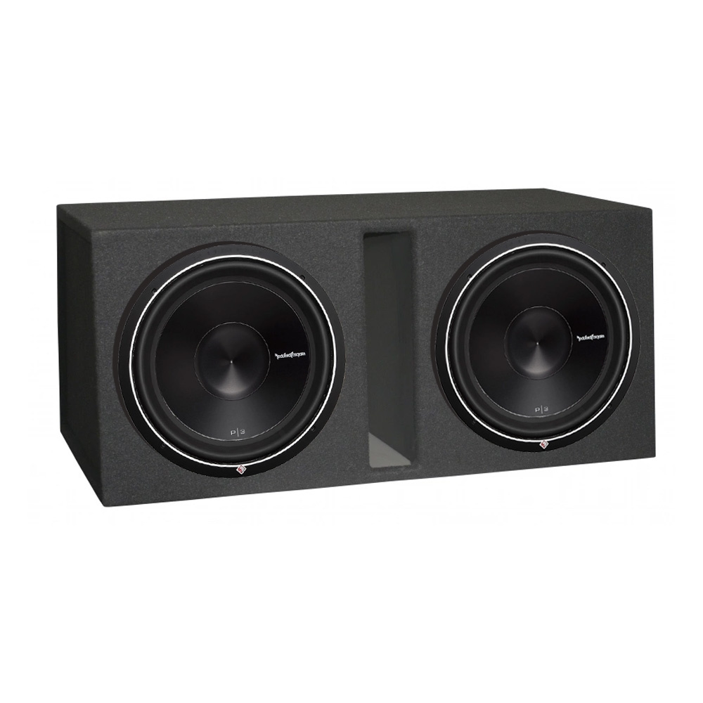2-pakning Rockford Fosgate Punch P3D4-15 i portet kasse