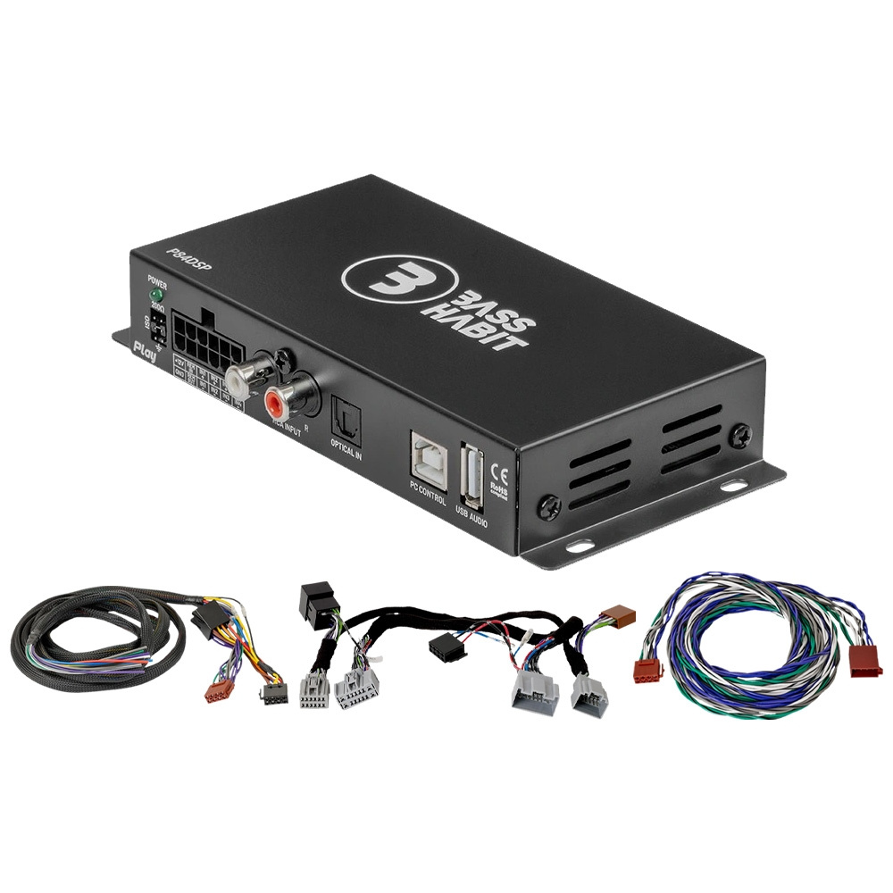 Bass Habit P84DSP, 8-kanals lydprosessor/DSP til Volvo 2007-2016 (Performance)