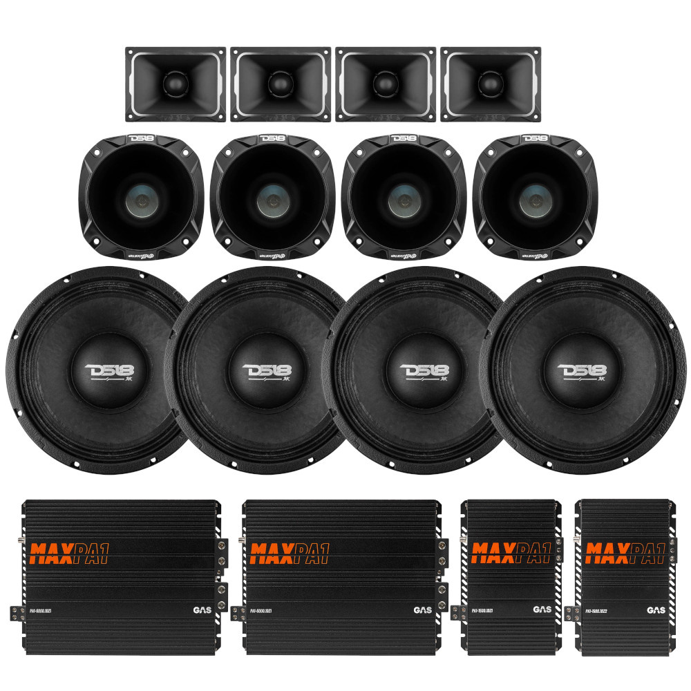 DS18 Pancadão-pakke med steg, X-Large