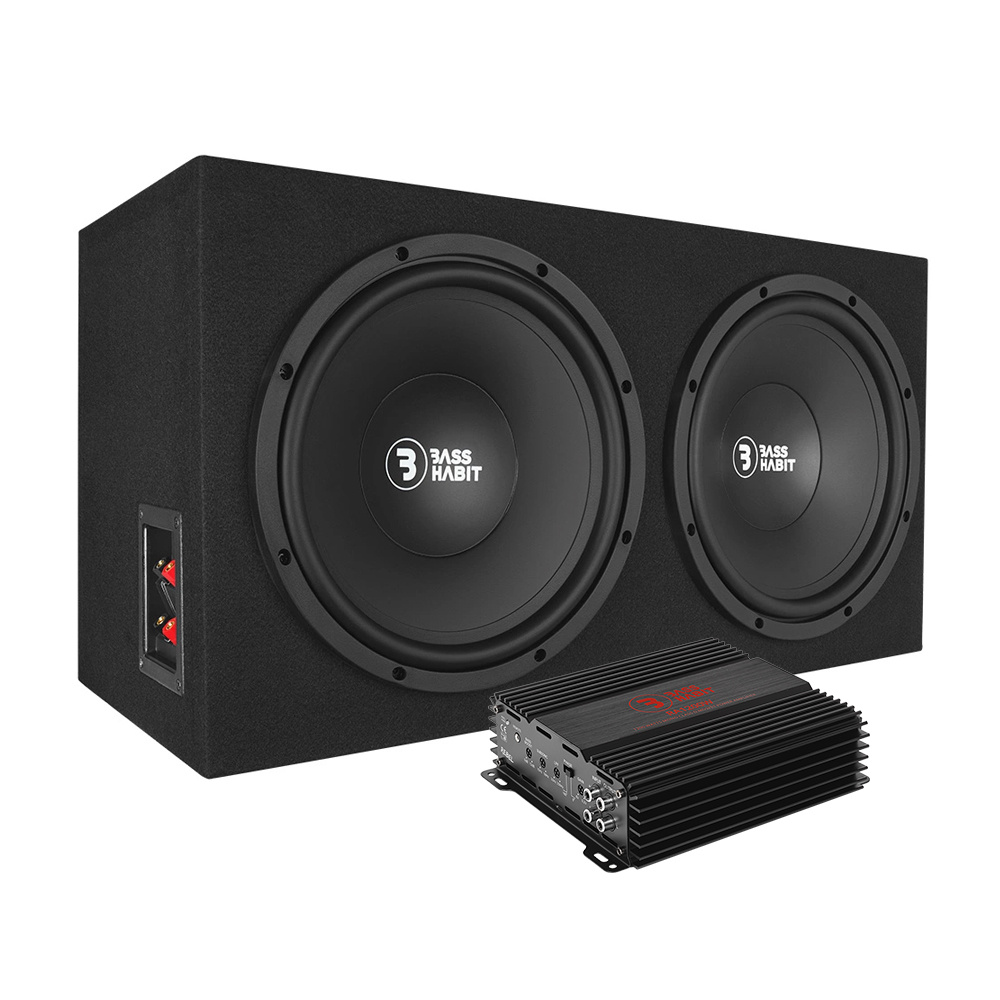 Bass Habit Play PL212 & Rebel RA1200W, prisverdig basspakke