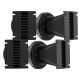 4-pakning DS18 PRO-DK175WG, 1-tommers Line Array-driver med horn 4-pakning DS18 PRO-DK175WG, 1-tommers Line Array-driver med horn