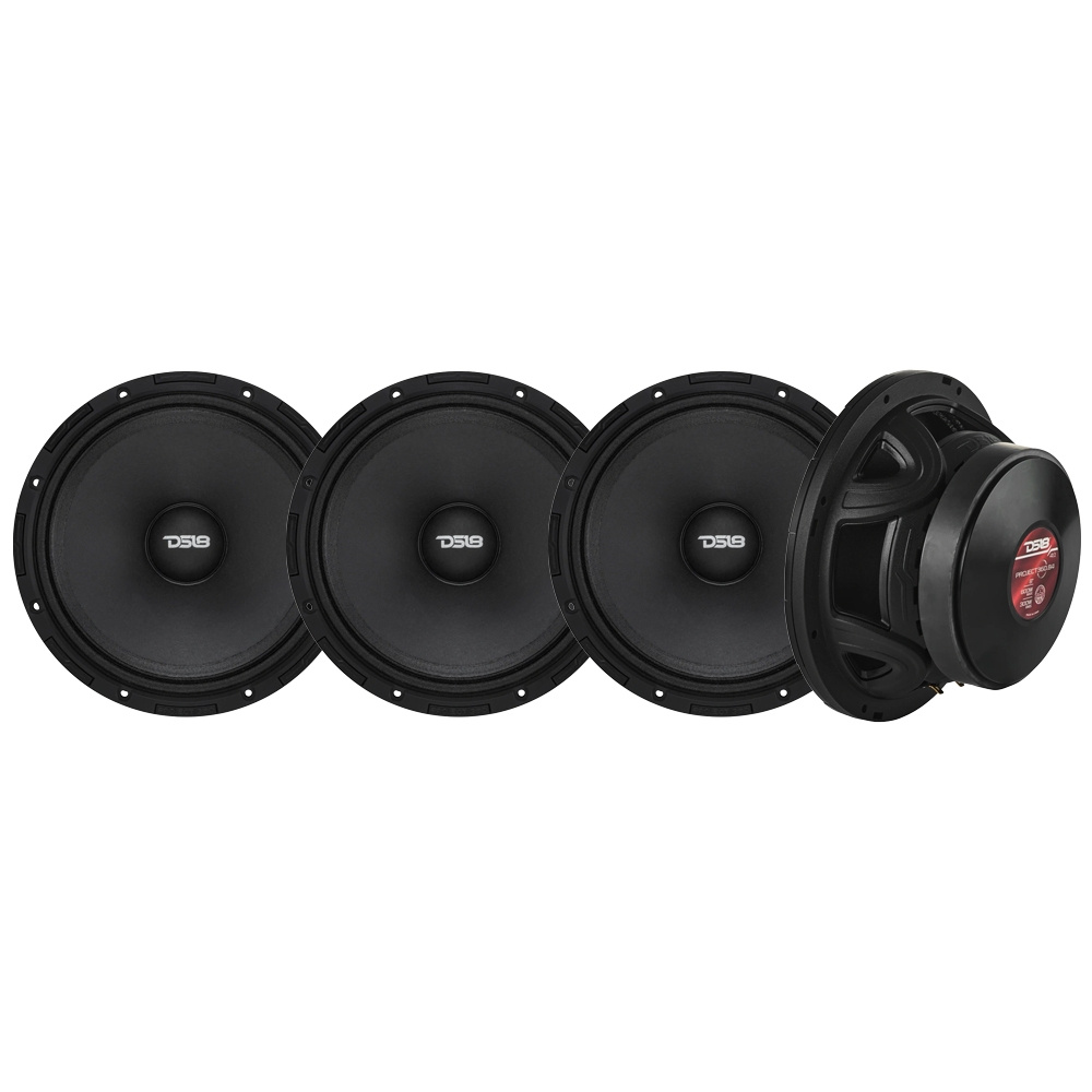 4-pakning DS18 PROJECT360.84, 8-tommers midbass/mellomtone