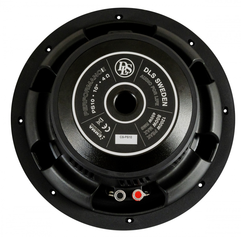 DLS Performance PS10 i reservehjulsbasskasse