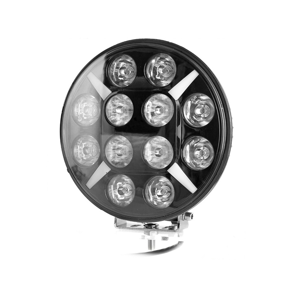 3-pakk NIZLED R120DRL, 9 tommer / 22 cm ekstralys med DRL, 120W