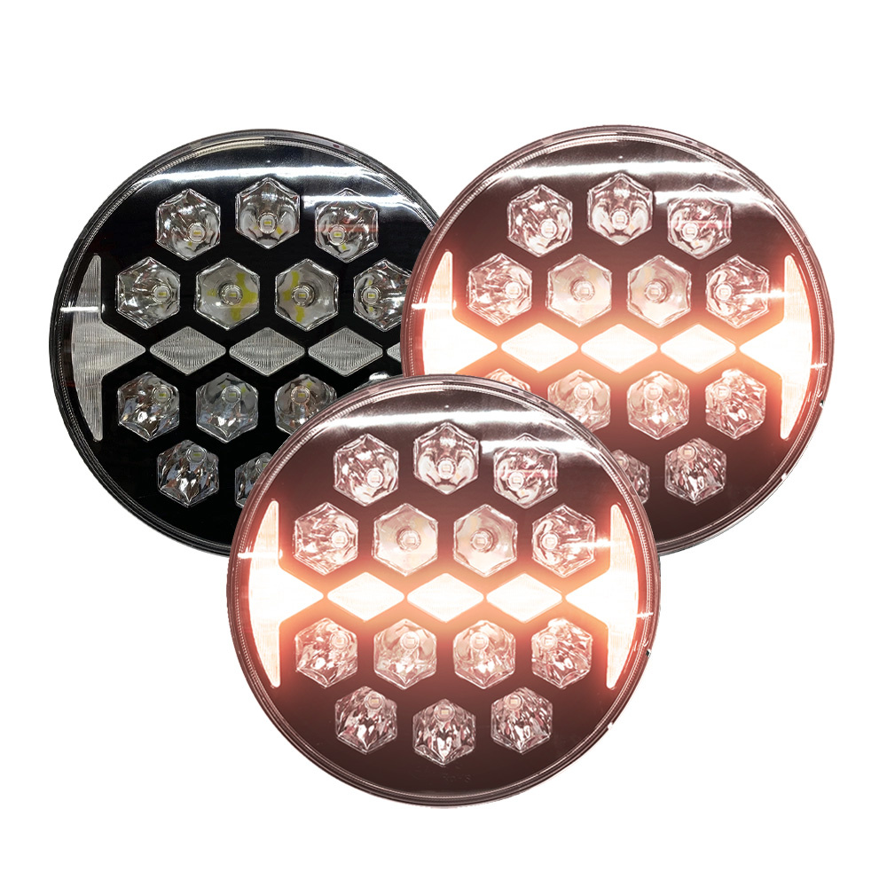 3-pakke NIZLED R140DRL, 9 tommer / 22 cm ekstralys med DRL, 140W