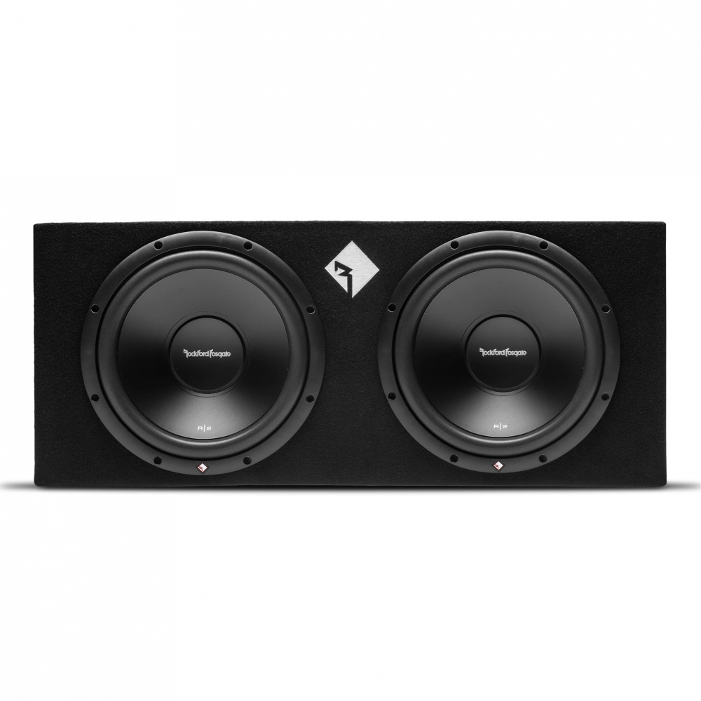 Rockford Fosgate R2-2X12 baspakke & Play SPL64 raggarplanke med forsterker