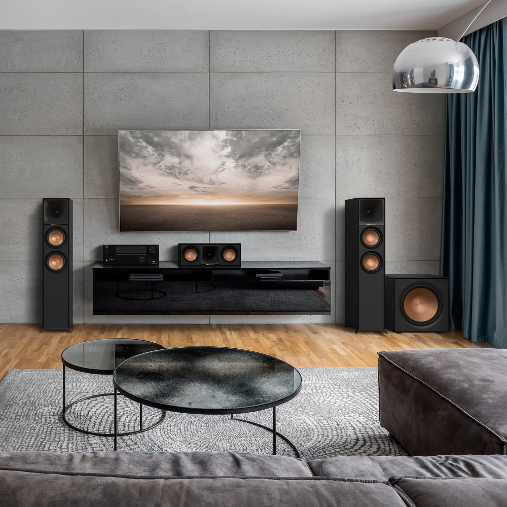 Klipsch R-50M & R-121SW 2.1 högtalarpaket, svart