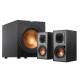 Klipsch R-51PM & Klipsch R12-SW högtalarpaket 2.1, svart Klipsch R-51PM & Klipsch R12-SW högtalarpaket 2.1, svart