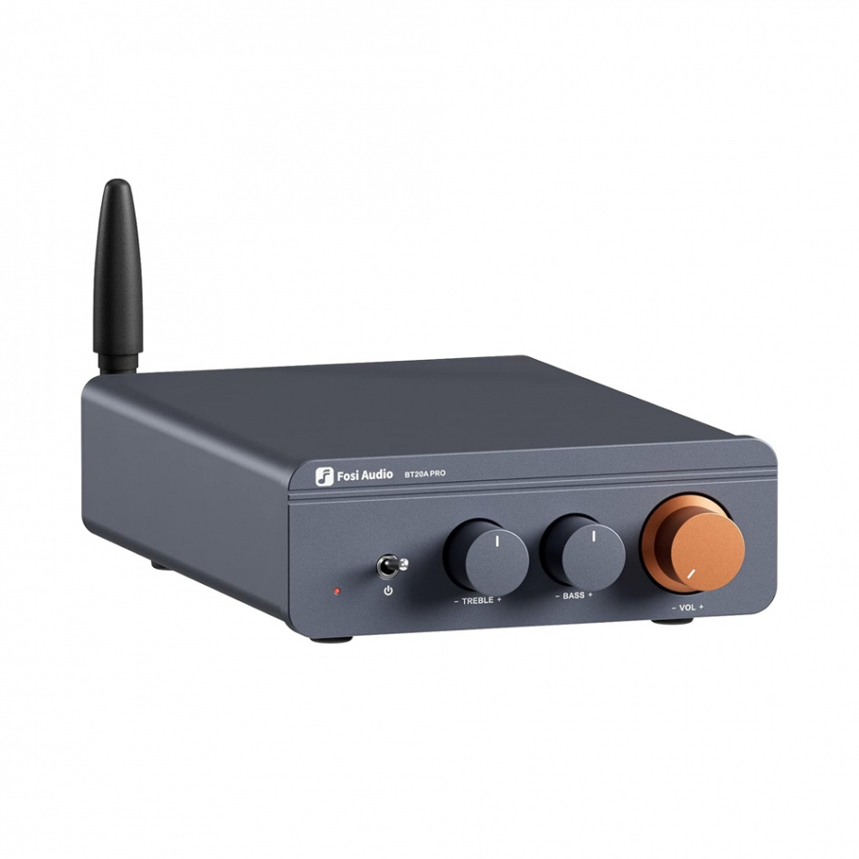 Klipsch R-60M og Fosi Audio BT20A PRO, kompakt stereopakke