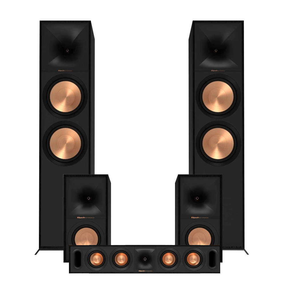 Klipsch R-800F 5.0 högtalarpaket, svart