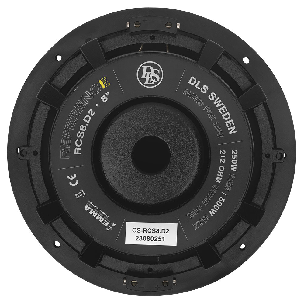 2-pakke DLS Reference RCS8.D2, slank 8 tommers bass
