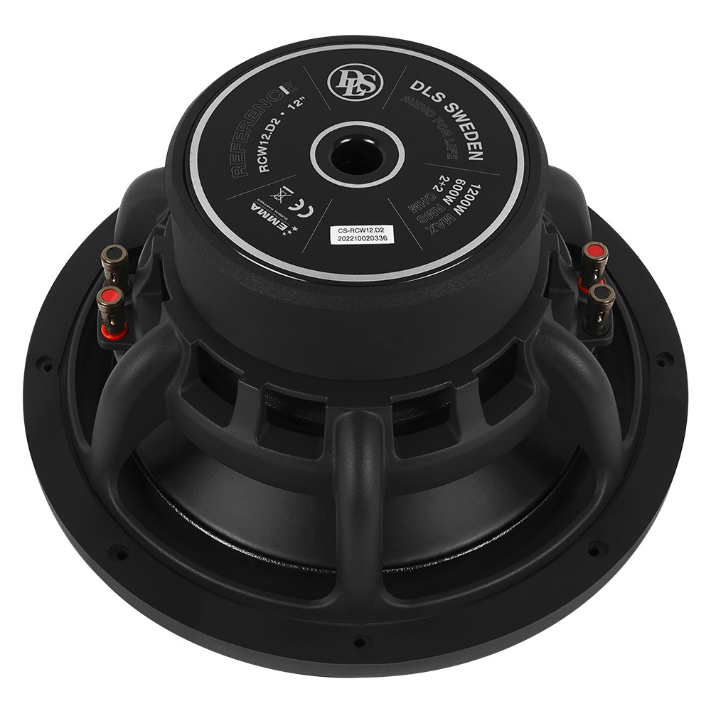 2-pakke DLS Reference RCW12.D2 & GAS MAX A2-2500.1DL, basspakke