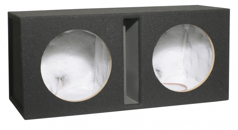 2-pack DLS RCW12.D2 i låda med GAS MAX A2-2500.1DL, baspaket