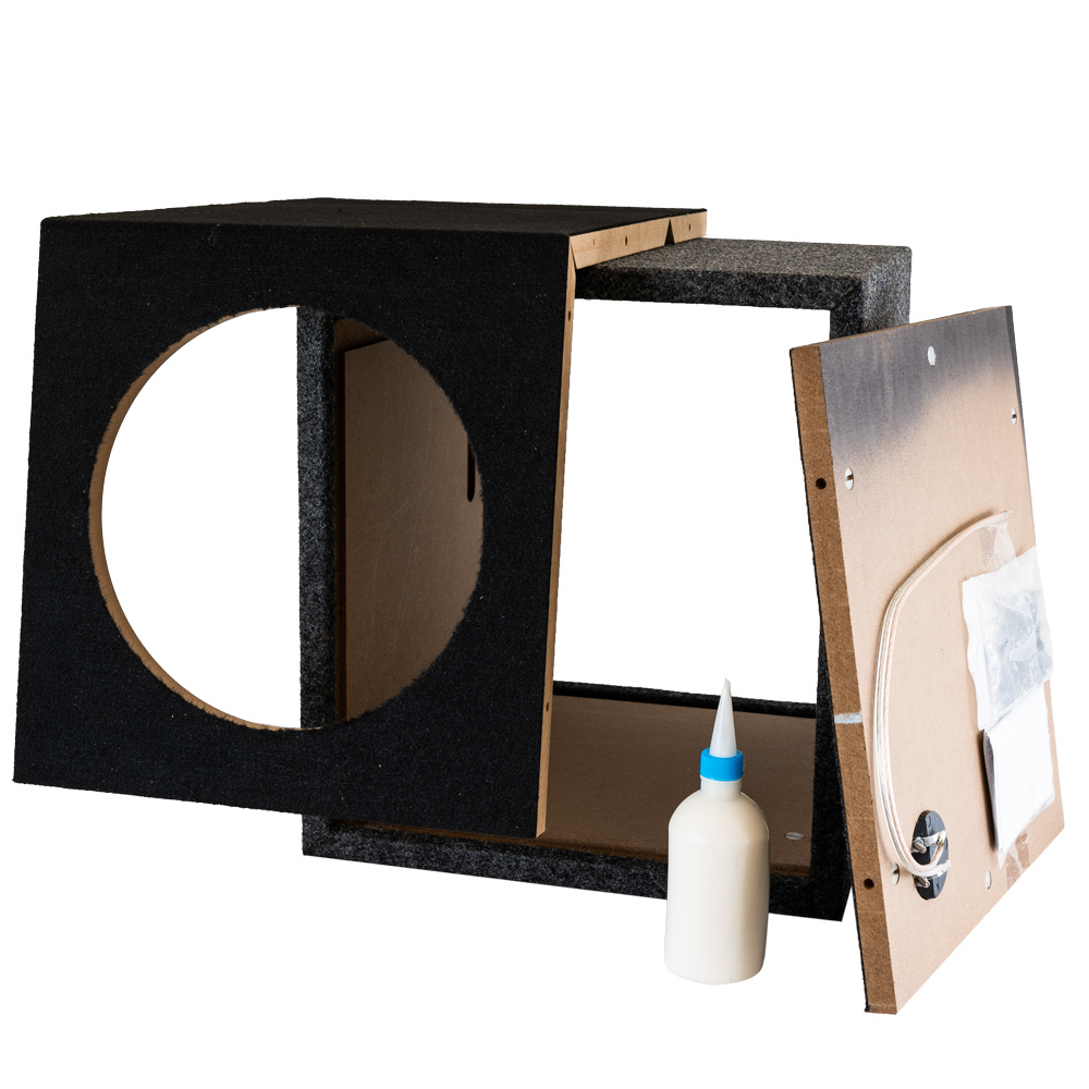 DLS Reference RCW12.D2 i kasse med Signature S1, basspakke i byggesett