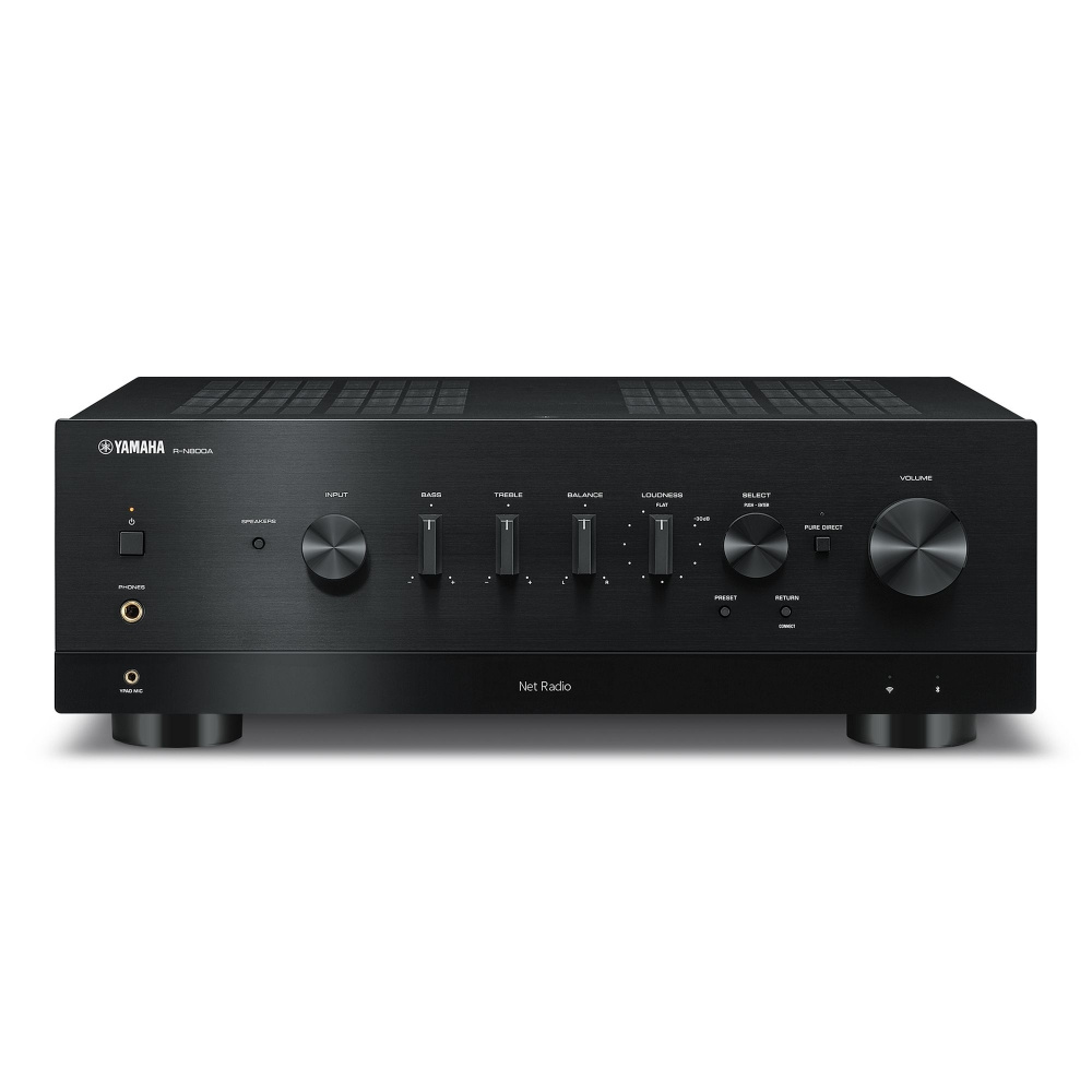 Yamaha R-N800A stereopakke med Dynavoice Definition DF-8II i svart