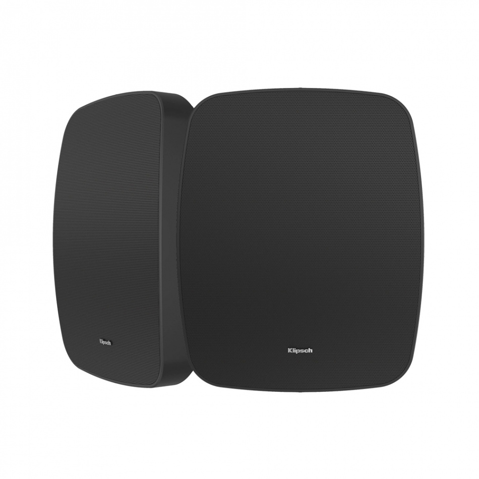 Wiim Amp Pro med Klipsch RSM-650, utendørspakke i svart