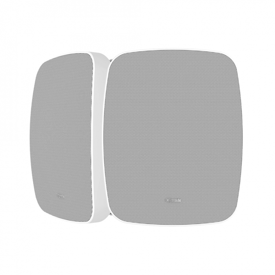 Wiim Amp Pro med Klipsch RSM-650, utendørspakke i hvitt