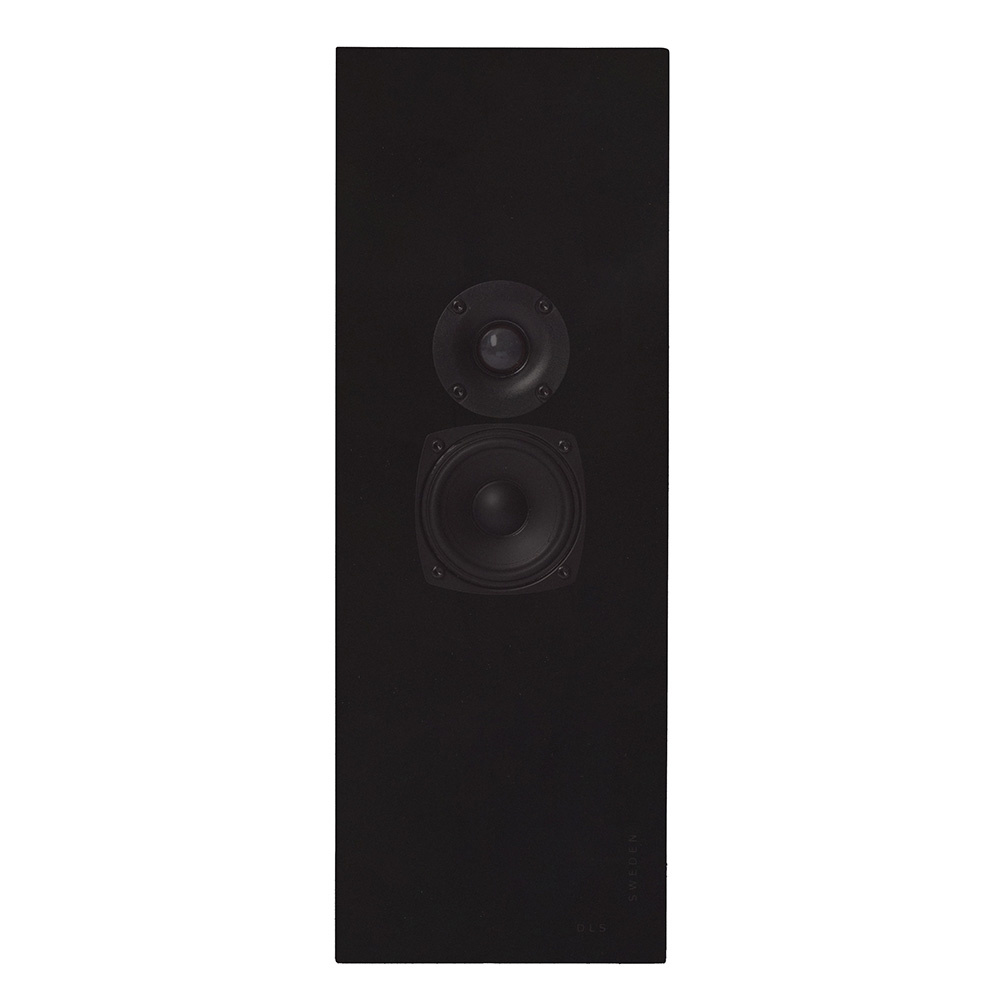 Yamaha RX-V4A & DLS Flatbox Slim Large On-Wall 5.0 hemmabiopaket, mattsvart