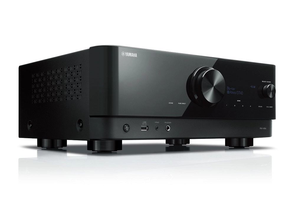 Yamaha RX-V6A & Dynavoice Challenger M-105 EX v.4 Facet 5.1 hjemmekinopakke, svart