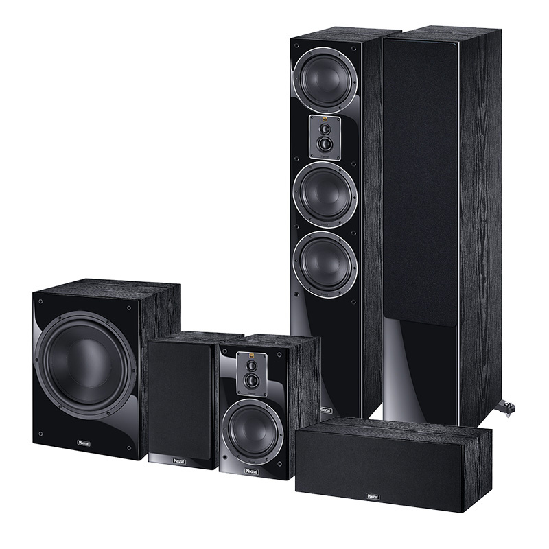 Magnat Signature S507 høyttalerpakke 5.1, svart