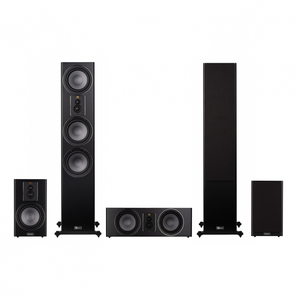 Magnat Signature 607 matt svart, 5.0 hjemmekino høyttalerpakke