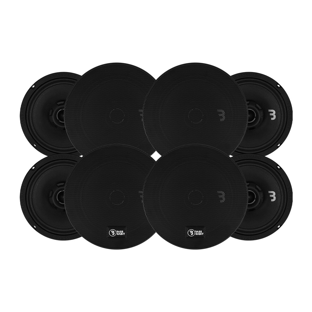 8-pakke Bass Habit SPL Elite SE200CX, 8 tommers koaksialhøyttaler