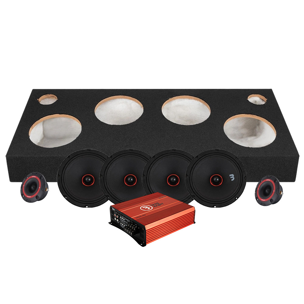 Bass Habit SPL Elite SE200M & SP25A i raggarplanka med slutsteg