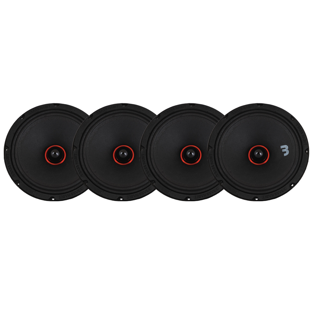 4-pakke Bass Habit SPL Elite SE200M 8