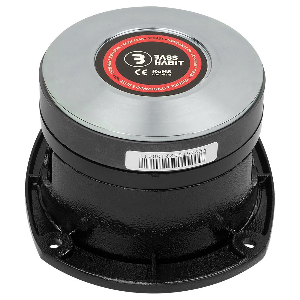 Bass Habit SPL Elite SE2200M & SE245T SPL-pakke med forsterker, medium